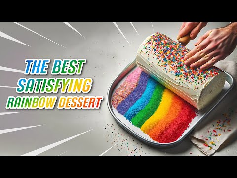 🍭🍭🍭 The Best Satisfying Rainbow Dessert Tutorials For Everyone 🌈 Perfect Cake Decorating Recipe 🌈