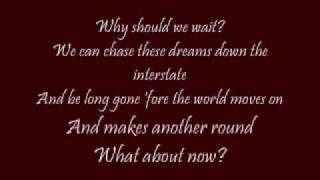 What About Now Lonestar with lyrics
