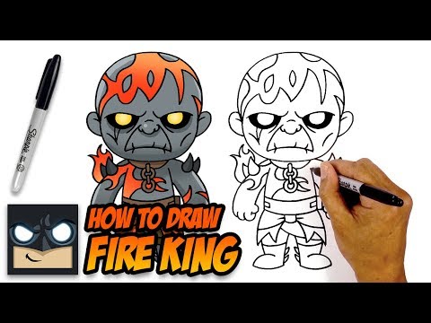 How to Draw Prisoner Fire King | Fortnite - YouTube