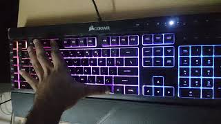 Corsair K55 RGB lights not working....issue solved