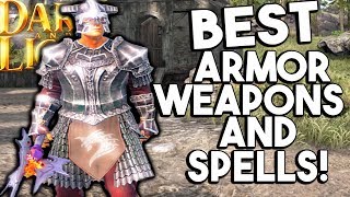 Dark and Light - BEST MAGE & WARRIOR ARMOR, BEST WEAPONS, STRONGEST SPELLS & TELEKINESUS - Gameplay