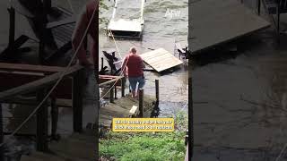 This is usually a sign that your dock steps need to be replaced