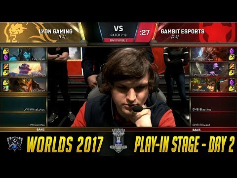 LYN vs GMB :: 2017 WORLDS PLAY-IN STAGE - DAY 2 :: Lyon Gaming vs Gambit Esports