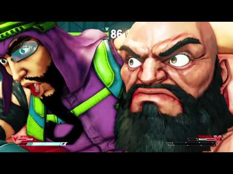 SFV MP Warmup Session April 18, 2016 pt19 - A Grapplin' Gief Emerges
