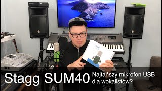 Video thumbnail for STAGG SUM40 - Najtańszy mikrofon studyjny(USB) dla wokalistów? by Bartek Krzemiński