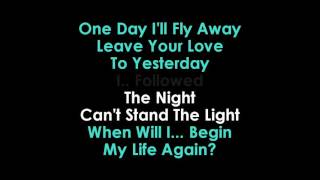 Vaults  One Day I&#39;ll Fly Away karaoke
