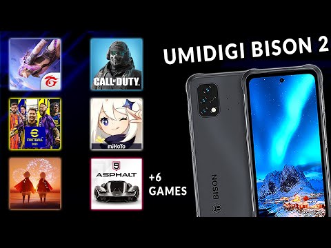 UMIDIGI BISON 2: FREE FIRE, COD Mobile, eFootball 2023, Sky, Genshin Impact, Lol Wild Rift + 4 Games