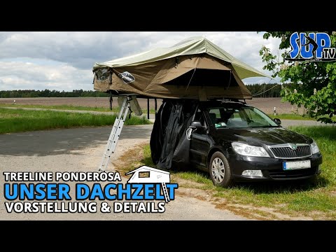 UNSER DACHZELT | ROOMTOUR & Details zum Autozelt | Treeline Ponderosa im Test 🌳
