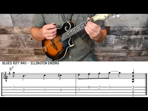 Mandolin Blues Book - Blues Riff 40