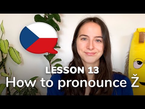 How to pronounce Ž: Czech lesson #13 using my TLE method