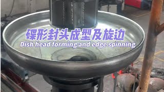 The whole process shows you the hydroforming and edge spinning of the 