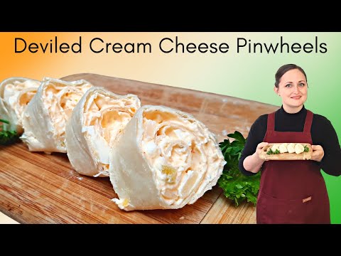 VERY TASTY Deviled Cheese Pinwheels - 1950's Surprising Sandwich Spread that is SO EASY!