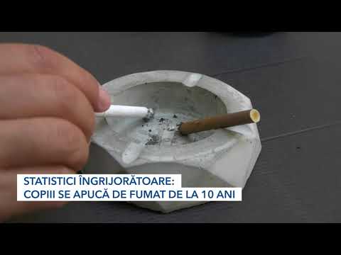 STATISTICI ÎNGRIJORĂTOARE: COPIII SE APUCĂ DE FUMAT DE LA 10 ANI