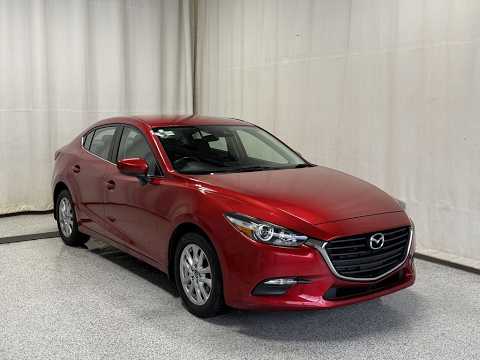 2018 Mazda3 in Red for sale at Park Mazda in Sherwood Park, AB