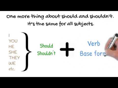 Should and Shouldn't