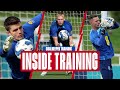 Pope, Ramsdale & Henderson Rack Up 400 Saves In One Session! | Inside Training