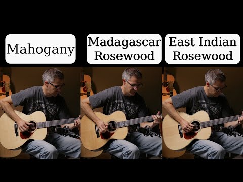 Madagascar vs East Indian Rosewood vs Mahogany Bourgeois Touchstone