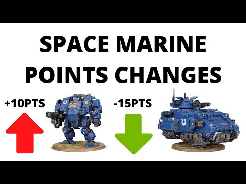 Space Marine Buffs and Nerfs - Points Changes Review from Chapter Approved 2022