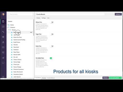 Phosphor POS in Umbraco for Niska Robotics Ice Cream Bar