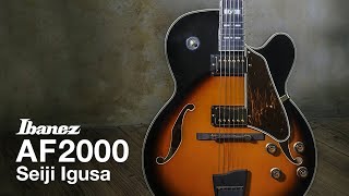 Video thumbnail for Ibanez Artstar AF2000-BS Demo by Seiji Igusa by Ibanez Guitar