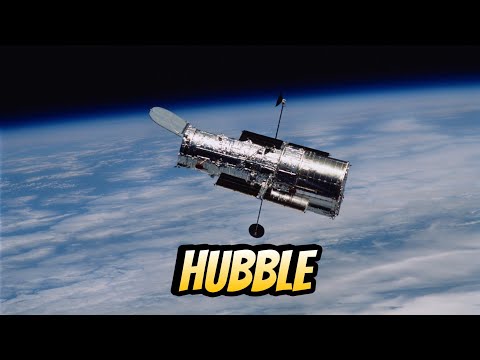 Deployment of the Hubble Space Telescope from Space