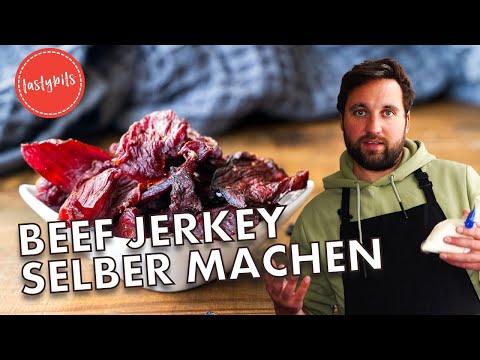 Beef Jerkey selber machen - GENIALES Rezept für Trockenfleisch!