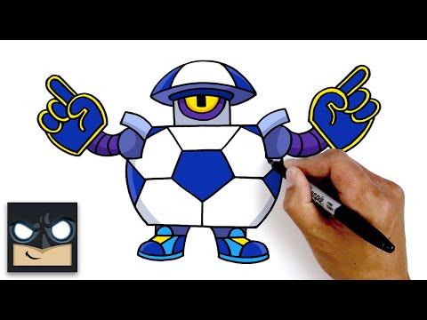 How To Draw Mascot Darryl | NEW Brawl Stars