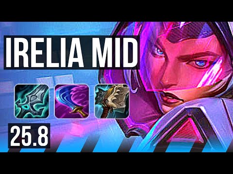 IRELIA vs AKALI (MID) | KR Master | 25.8