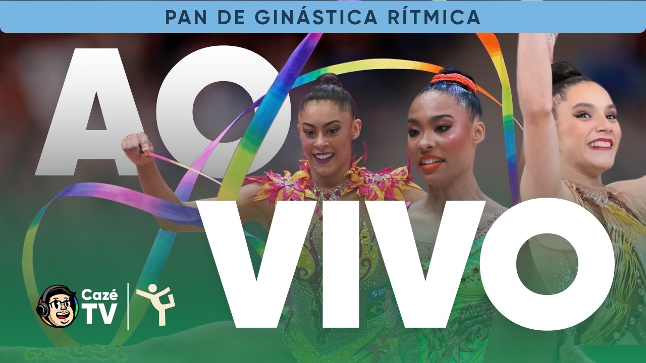 AO VIVO: BRASIL NO PAN DE GINÁSTICA RÍTMICA 2026 | RIO DE JANEIRO