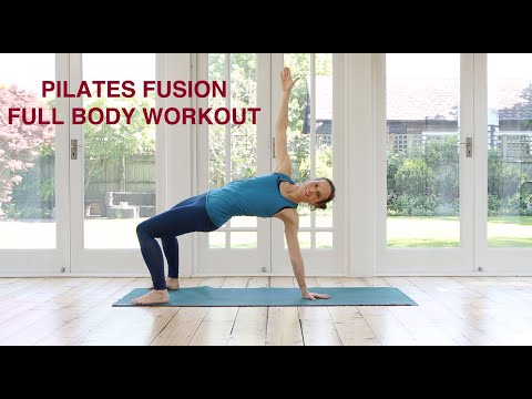 40 mins Pilates Fusion Full Body Workout / At Home Pilates