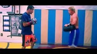 Adam Song MMA training with thai pads 2