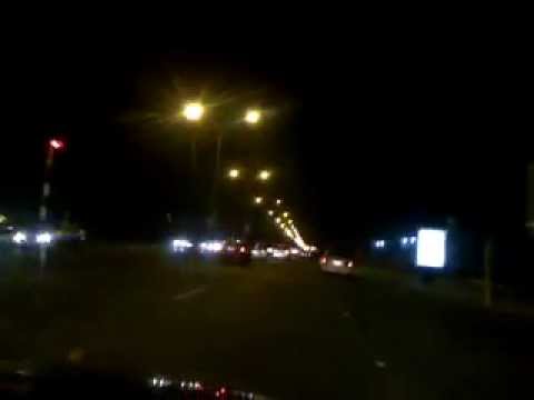 Montevideo Rambla  nocturna