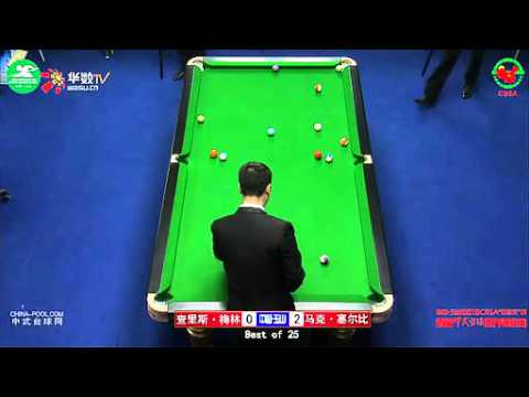 Mark Selby VS Chris Melling - Mens Last 16 - 2015 CBSA Chinese 8 Ball World Championship