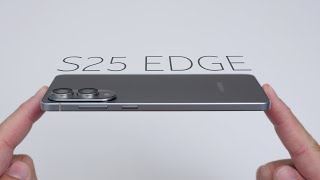 S25 Edge Review - Better Battery Than iPhone? (Yes, for me)