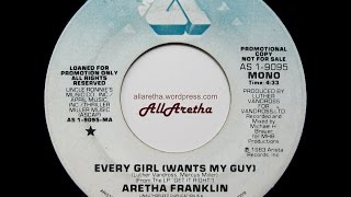 Aretha Franklin - Every Girl (Wants My Guy) (Mono & Stereo) - 7" DJ Promo - 1983