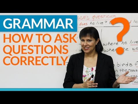 Grammar: How to ask questions correctly in English - Embedded Questions