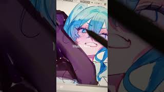 【Caramel Pain】星街すいせいちゃんを描いてみた【Illustration Making 】#shorts
