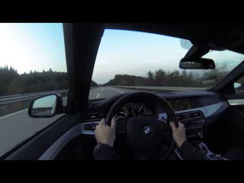 BMW 530d on the Autobahn
