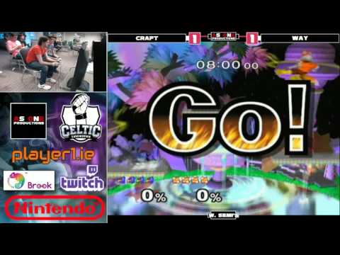 Melee: CT2016 - Way (Fox) Vs Craft (Falco) - Winners Semis