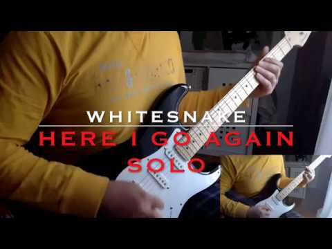 Whitesnake -  Here I go again - solo cover