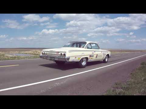 1962 Chevrolet BelAir 409 4 Speed NHRA C Stock "driving away"