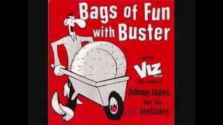 JOHNNY JAPES &amp; HIS JESTICLES (Viz) - &#39;Bags Of Fun With Buster&#39; + &#39;Scrotal Scratch Mix&#39; - 1987 45rpm