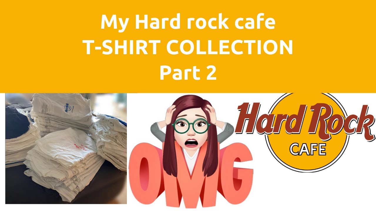 HARD ROCK T-SHIRT COLLECTION PART 2!!
