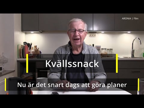 2021-11-26 KVÄLLSSNACK - Nu är det snart dags att göra planer