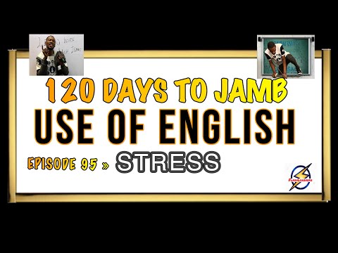 Stress Pattern IX » 120 Days To Jamb English - Episode 95