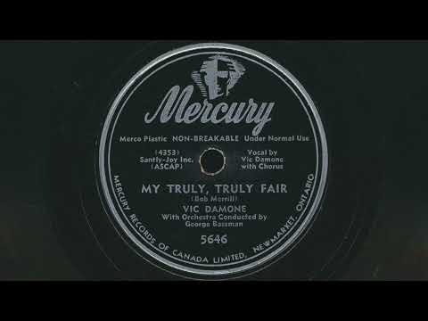 VIC DAMONE My Truly Truly Fair (1951) - 78 RPM Record