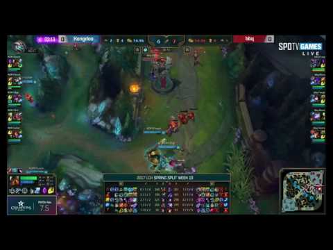 Highlights Game 1 LCK Spring 2017 W10D1 Kongdoo Monster vs BBQ Olivers