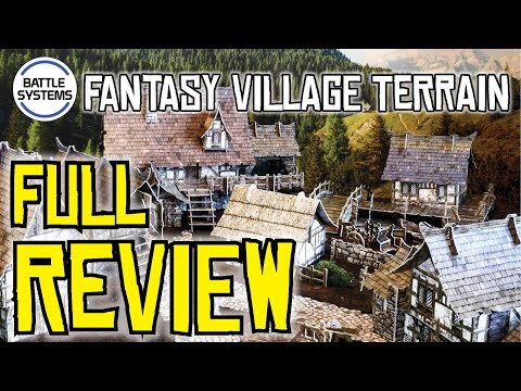 Battle Systems Fantasy Village Terrain In-depth Review