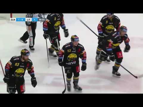 Juraj Mikus 1st goal in season HC Verva Litvinov (Tipsport extraliga) 19/20