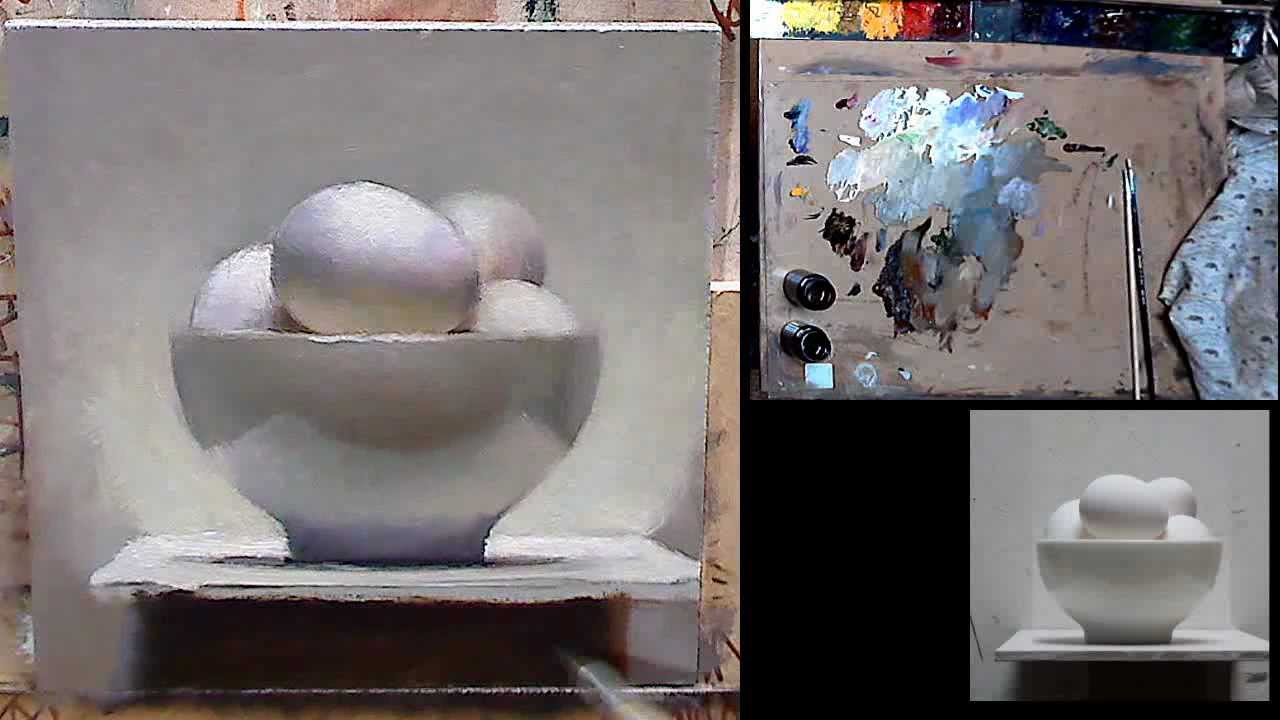 Eggs Still Life Painting Tutorial Video